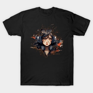 Halloween Gamer Girl T-Shirt